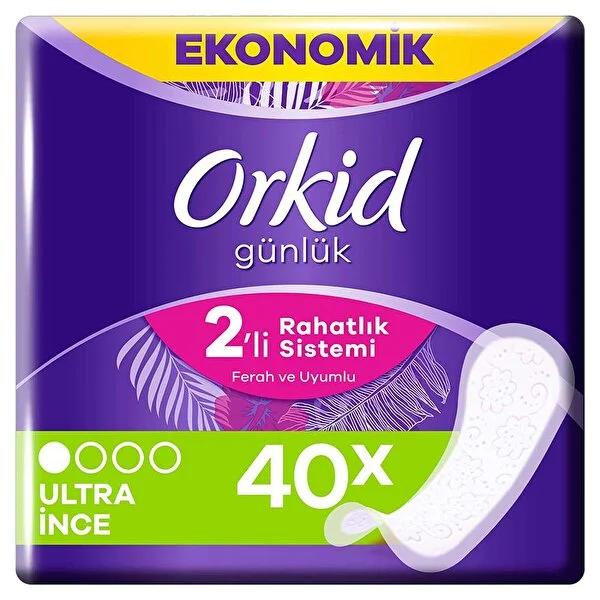 Orkid Ultra-Thin Daily Pads for Women - 40 Count, Breathable & Comfortable Feminine Hygiene Products Orkid Ultra-Thin Daily Pads - Comfortable Feminine Hygiene daily pads, feminine hygiene products, ultra-thin sanitary pads, breathable daily liners, dermatologically tested pads, women's health, hygiene products, sanitary products, comfort, discretion, active lifestyle, sensitive skin, freshness