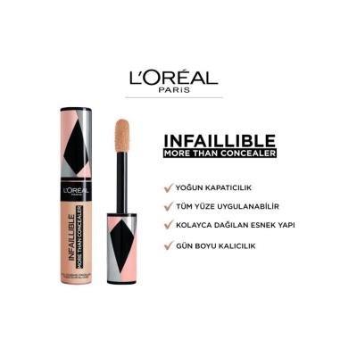 L'Oreal Paris Infaillible Concealer: Full Face Coverage, Long-Lasting 327 Cashmere - Blemish Cover, Even Skin Tone, Makeup Base L'Oreal Infaillible Concealer: Full Coverage, Long-Lasting Loreal Paris Infaillible concealer, full face concealer, long-lasting concealer, 327 Cashmere concealer, skin imperfection concealer, even skin tone concealer, makeup base, blemish cover, Loreal concealer, concealer, full coverage concealer, face makeup, makeup, cosmetics, beauty, long-wear concealer, flawless complexion, s