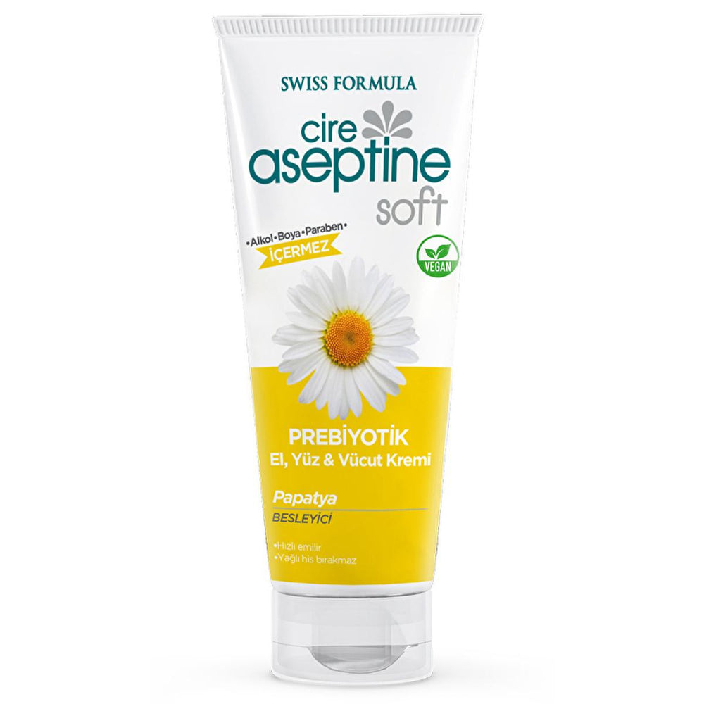 Cire Aseptine Soft Moisturizing Cream - Prebiotic Skincare with Vitamin E & Chamomile Extract, Paraben-Free - Face Cream