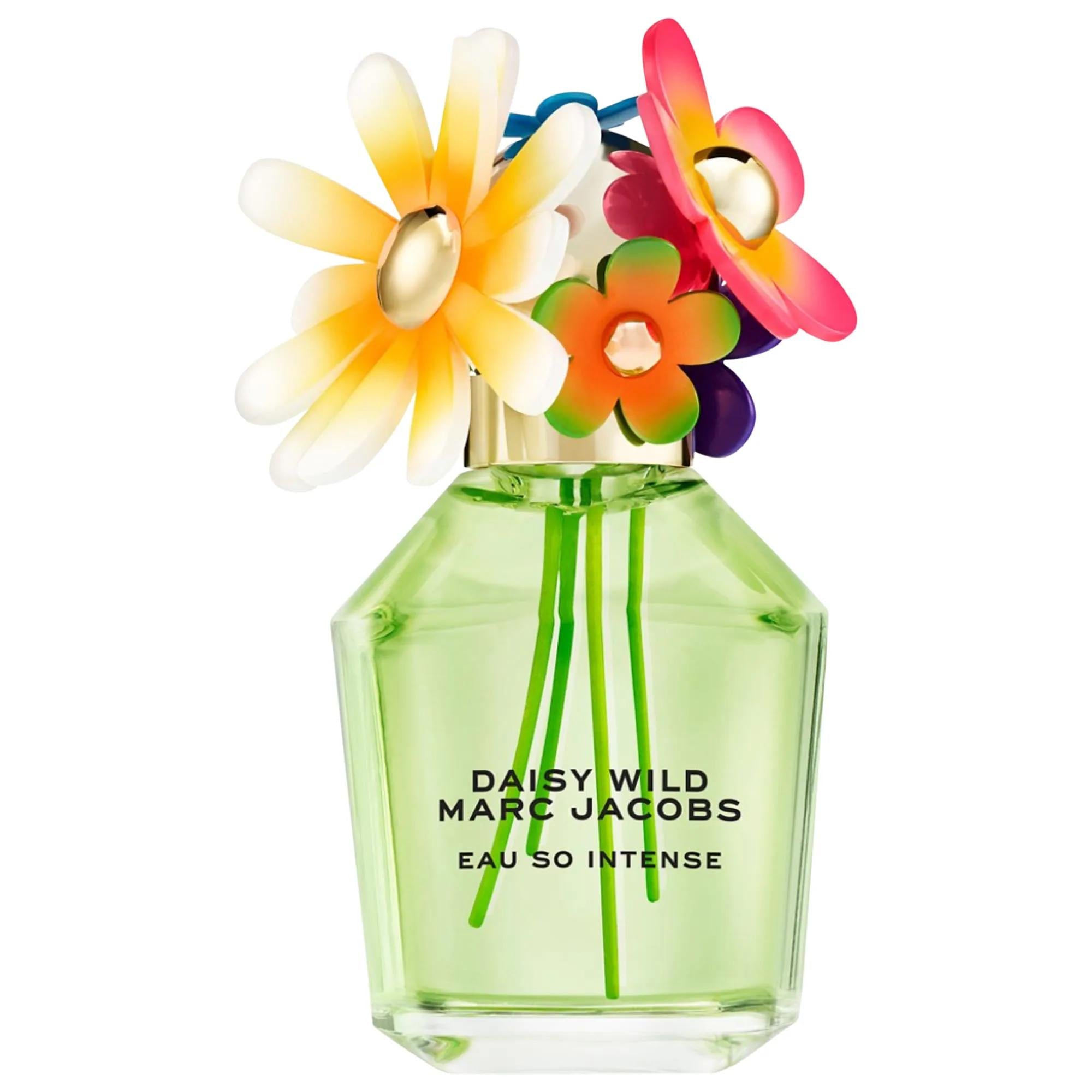 Marc Jacobs Daisy Wild Eau So Intense: Exotic Banana Blossom & Jasmine Amber Eau de Parfum - Spring Summer Floral Fragrance for Women Daisy Wild Eau So Intense: Floral Perfume for Women Daisy Wild Eau So Intense, Marc Jacobs perfume, floral perfume for women, warm floral fragrance, banana blossom perfume, jasmine amber perfume, spring summer fragrance, designer perfume women, floral fragrance, women's perfume, warm perfume, banana blossom, jasmine, amber, sandalwood, spring fragrance, summer fragrance, desi