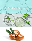 Bioxcin Keratin & Argan Hair Repair Cream - Nourishing, Anti-Hair Loss, Hypoallergenic Hair Care - view 4