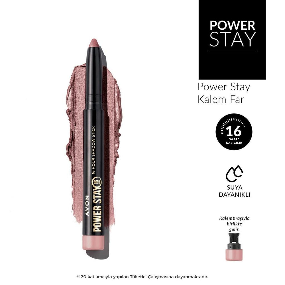 Avon Power Stay Eyeshadow Stick in Blushing Pink