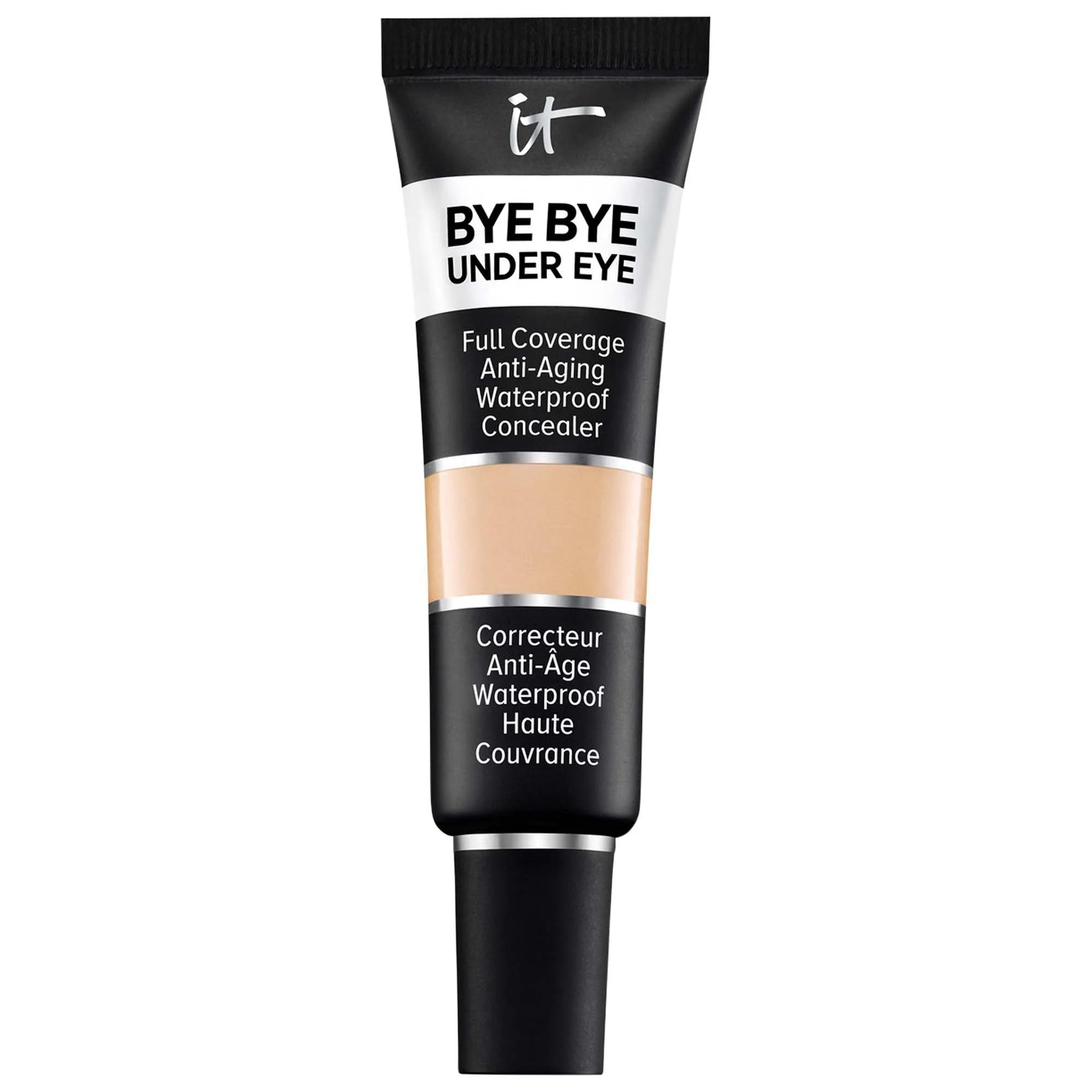 IT Cosmetics Bye Bye Under Eye Full Coverage Anti-Aging Waterproof Concealer: Erase Dark Circles, Wrinkles & Imperfections for a Flawless Look IT Cosmetics Full Coverage Concealer: Erase Dark Circles & Wrinkles full coverage concealer, waterproof concealer, anti-aging concealer, concealer for dark circles, hyperpigmentation concealer, long lasting concealer, vegan concealer, cruelty-free concealer, recyclable concealer, concealer for wrinkles, concealer, makeup, face makeup, dark circles, redness, age spots