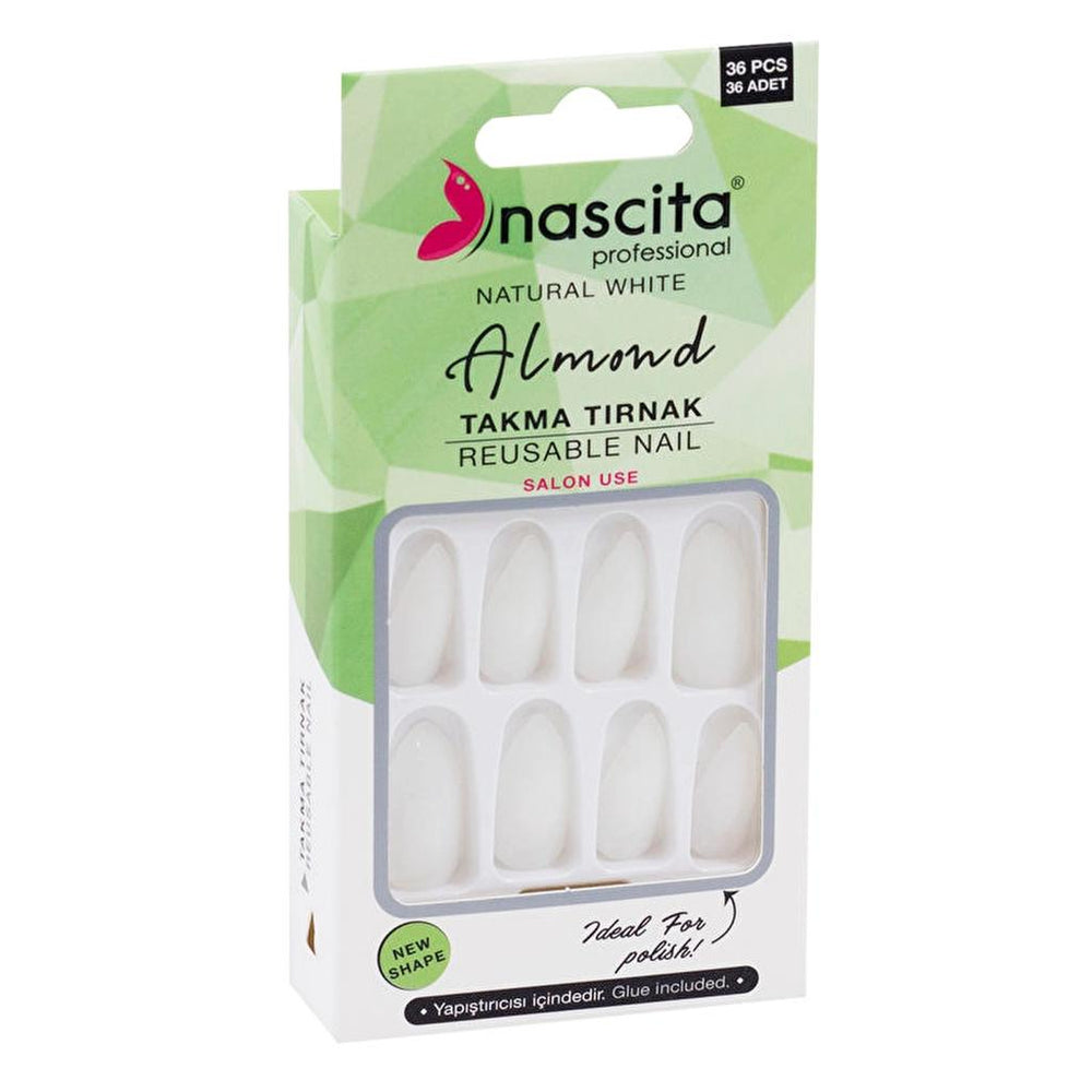 Nascita Long Oval Press-On Nails Set 36 pcs