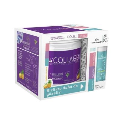 Suda Collagen Supplement and Anti-Aging Face Cream Set with Hyaluronic Acid and Vitamin C Suda Collagen Supplement & Face Cream Set collagen supplement, anti-aging face cream, hyaluronic acid, vitamin C, skincare set, beauty supplement, skin health, hydration, nourishment, fine lines, wrinkles, adult skincare, health and wellness