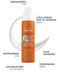 Avene Children's Sunscreen Spray SPF50+ - Water-Resistant, Hypoallergenic Sun Protection for Kids - image 9
