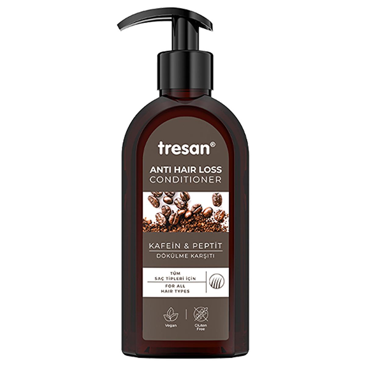 Tresan Anti-Hair Loss Hair Care Cream with Caffeine & Peptide - Nourishing, Strengthening, and Promoting Hair Growth Tresan Hair Care Cream - Anti-Hair Loss with Caffeine & Peptide Hair care cream, Anti-hair loss, Caffeine and Peptide hair treatment, Nourishing hair cream, Shea and Coconut Oil hair care, Hair growth support, Hair nourishment, Hair strengthening, Daily hair care, Natural hair care ingredients