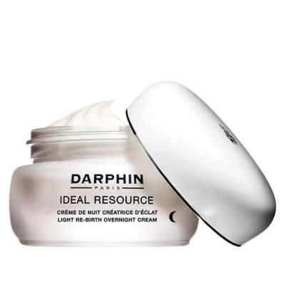 Darphin Ideal Resource Light Re-Birth Overnight Cream: Anti-Aging, Fine Line Reduction & Skin Radiance - 50ml Darphin Re-Birth Night Cream: Anti-Aging & Skin Radiance night cream, anti-aging cream, skin rejuvenation, fine line reduction, skin radiance, botanical skincare, Darphin cream, overnight skin treatment, anti-aging skincare, improve skin texture, improve skin radiance, botanical-based skincare, Japanese Knotweed, Centella Asiatica, White Hibiscus, skin repair, revitalize skin, smoother skin, reduce 