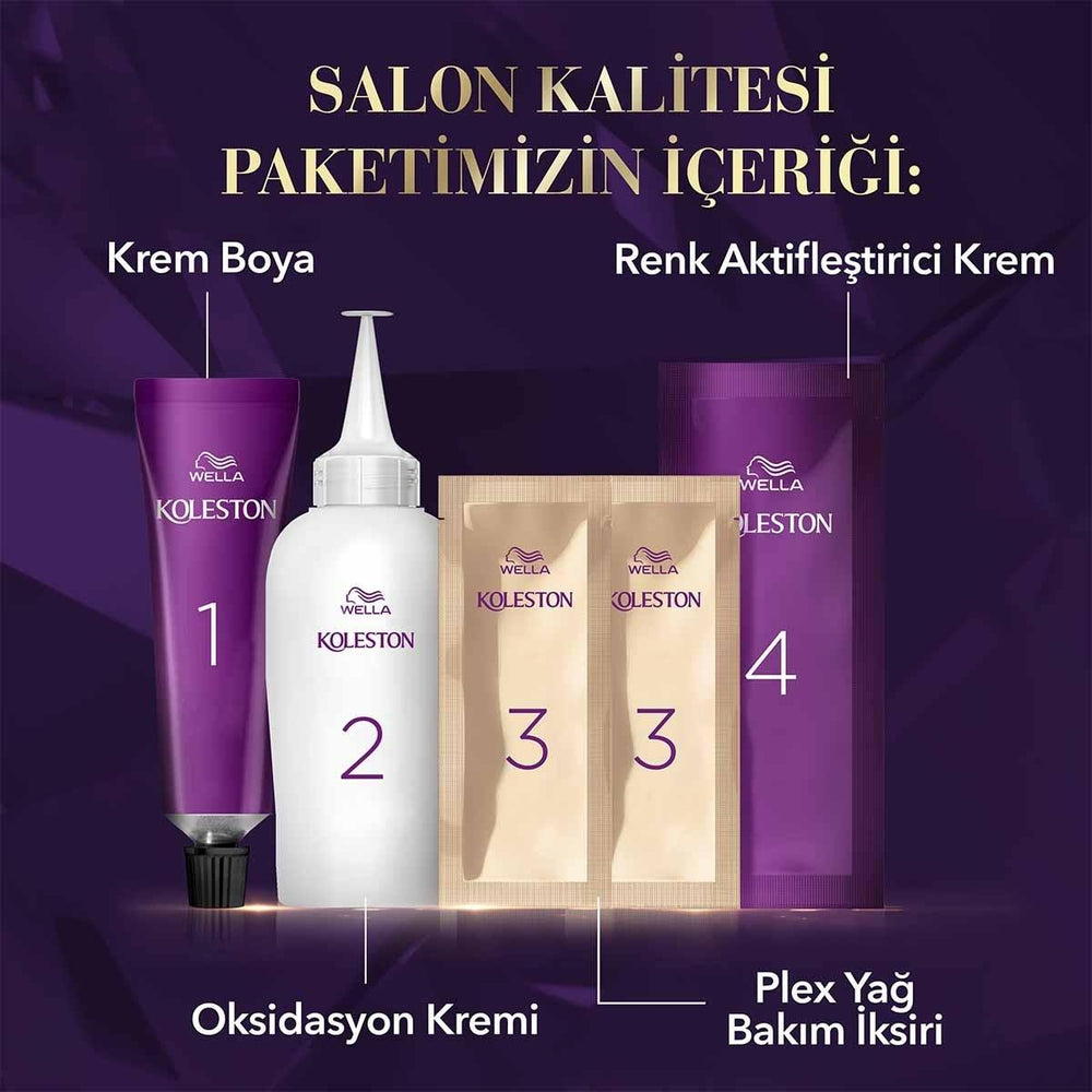 Wella Koleston Supreme Dark Chestnut Hair Dye: Intense Color, Gray Coverage & Damage Repair - Long Lasting Koyu Kestane Wella Koleston Dark Chestnut Hair Dye: Gray Coverage & Rich Color Wella Koleston hair dye, dark chestnut hair color, permanent hair color, hair coloring kit, gray hair coverage, long lasting hair dye, at home hair color, koleston supreme saç boyası, koyu kestane saç boyası, hair dye, hair color, gray coverage, hair coloring, dark hair dye, chestnut hair, permanent color, hair care, beauty,