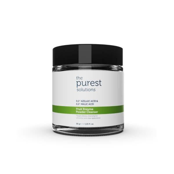 The Purest Solutions Fruit Enzyme Powder Cleanser: Gentle Exfoliation, Azelaic & Malic Acid for Sensitive Skin - Natural Face Wash The Purest Solutions Fruit Enzyme Powder Cleanser | Gentle Exfoliator fruit enzyme cleanser, powder cleanser, azelaic acid cleanser, malic acid cleanser, gentle exfoliating cleanser, sensitive skin cleanser, natural face cleanser, The Purest Solutions cleanser, facial cleanser, gentle cleanser, exfoliating cleanser, skin brightening, redness reduction, inflammation reduction, se