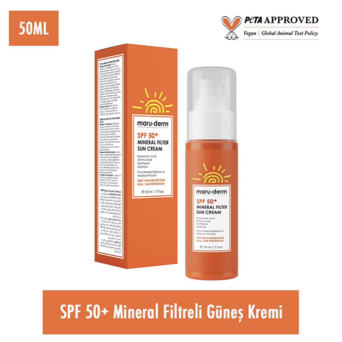 Maruderm Mineral Sunscreen Cream SPF 50+ - Natural Sun Protection for Sensitive Skin, Vegan &amp; Non-Irritating - image 9