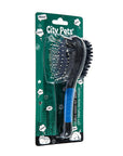 City Pets Pet Grooming Brush - Dual-Sided Ergonomic Pet Care Tool for Comfortable Grooming & Massage City Pets Pet Grooming Brush - Ergonomic Dual-Sided Pet Care pet grooming brush, dual-sided pet brush, ergonomic pet grooming tool, pet care accessories, pet massage brush, pet grooming tools, pet care, grooming accessories, pet owners, pet comfort, pet health