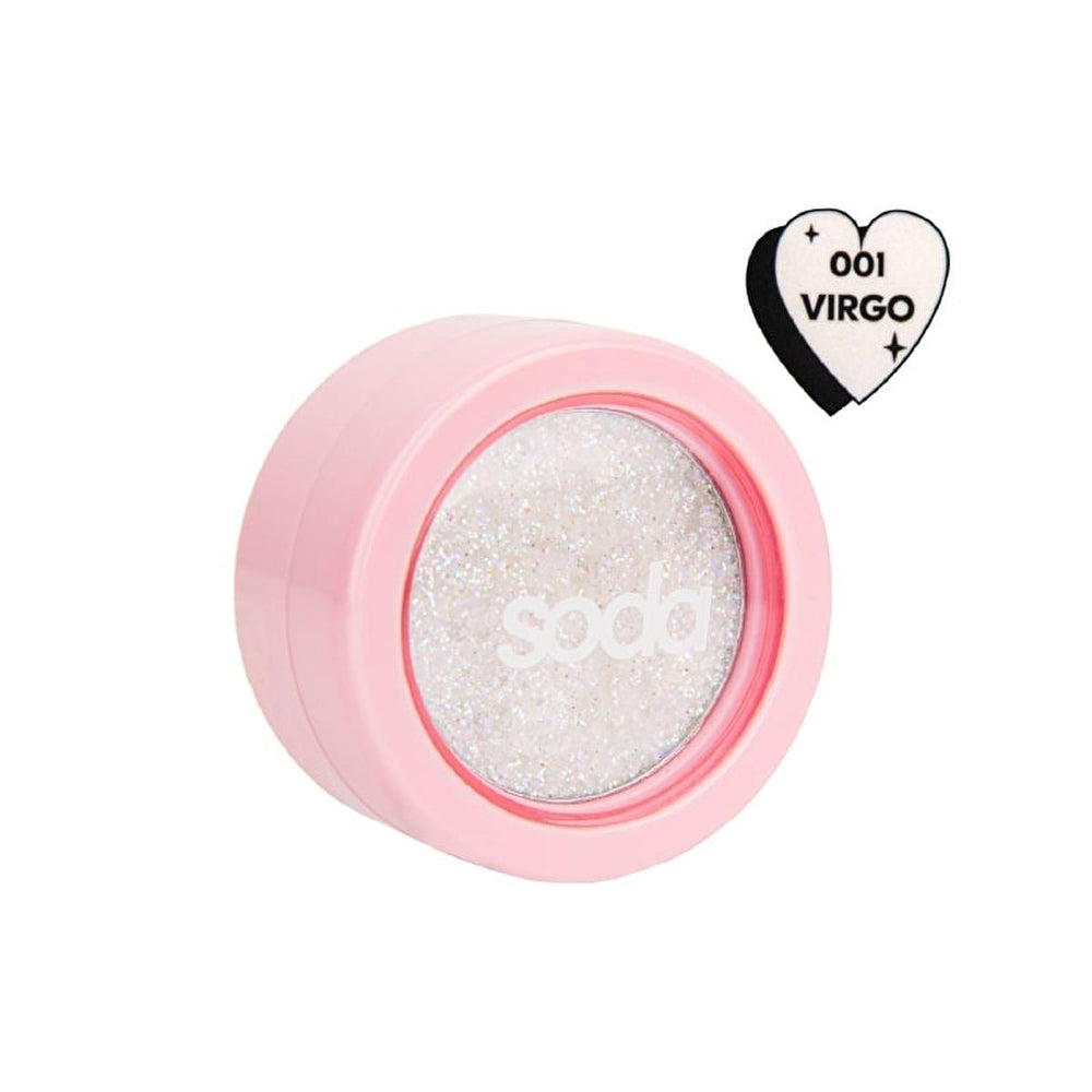 Soda Glitter Jel 001 Virgo Glitter Gel for Cosmetic Use - Long-Lasting Shiny Makeup Effect - view 5