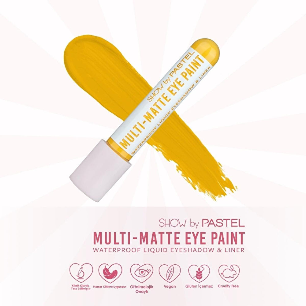 Show by Pastel Waterproof Eyeshadow & Eyeliner Multi-Matte Eye Paint - Long Lasting, Smudge-Proof Makeup for Women - view 8