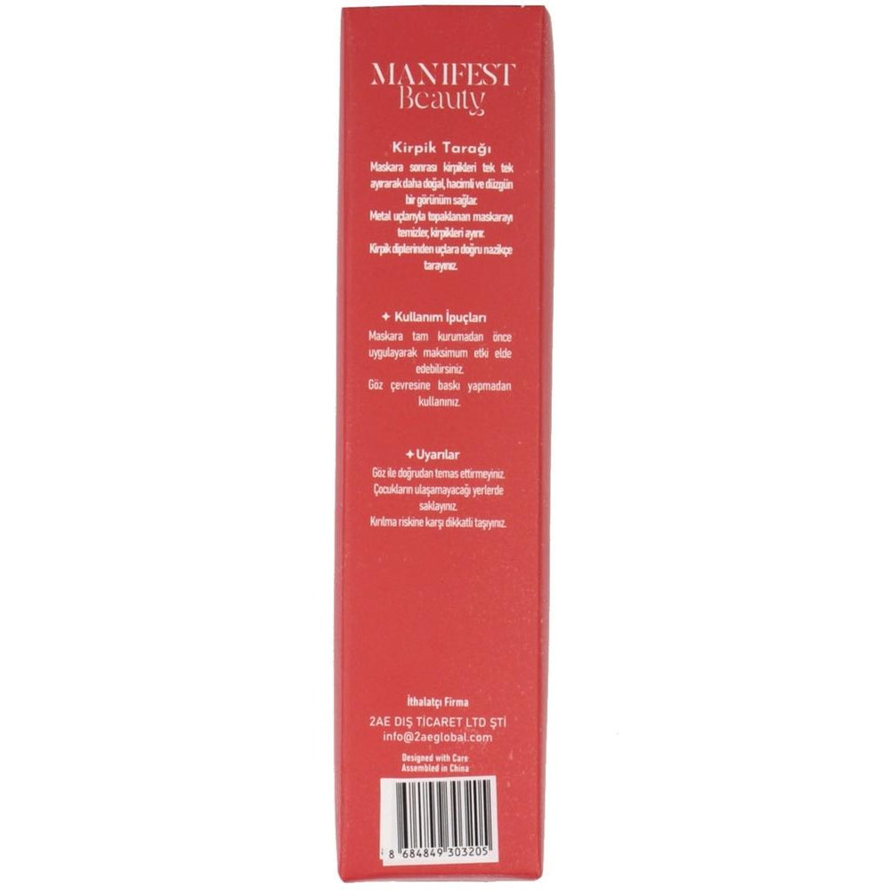 Manifest Beauty Lash Comb for Clump-Free Defined Eyelashes