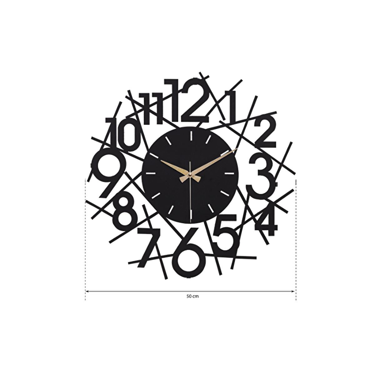 Muyika 41x41cm Modern Metal Silent Wall Clock - Large Decorative Timepiece for Home Muyika Modern Metal Silent Wall Clock - Large & Stylish wall clock, metal wall clock, silent wall clock, modern wall decor, large wall clock, home decor, bedroom decor, office decor, modern clock, silent clock, metal clock, decorative clock, interior design, home accessories