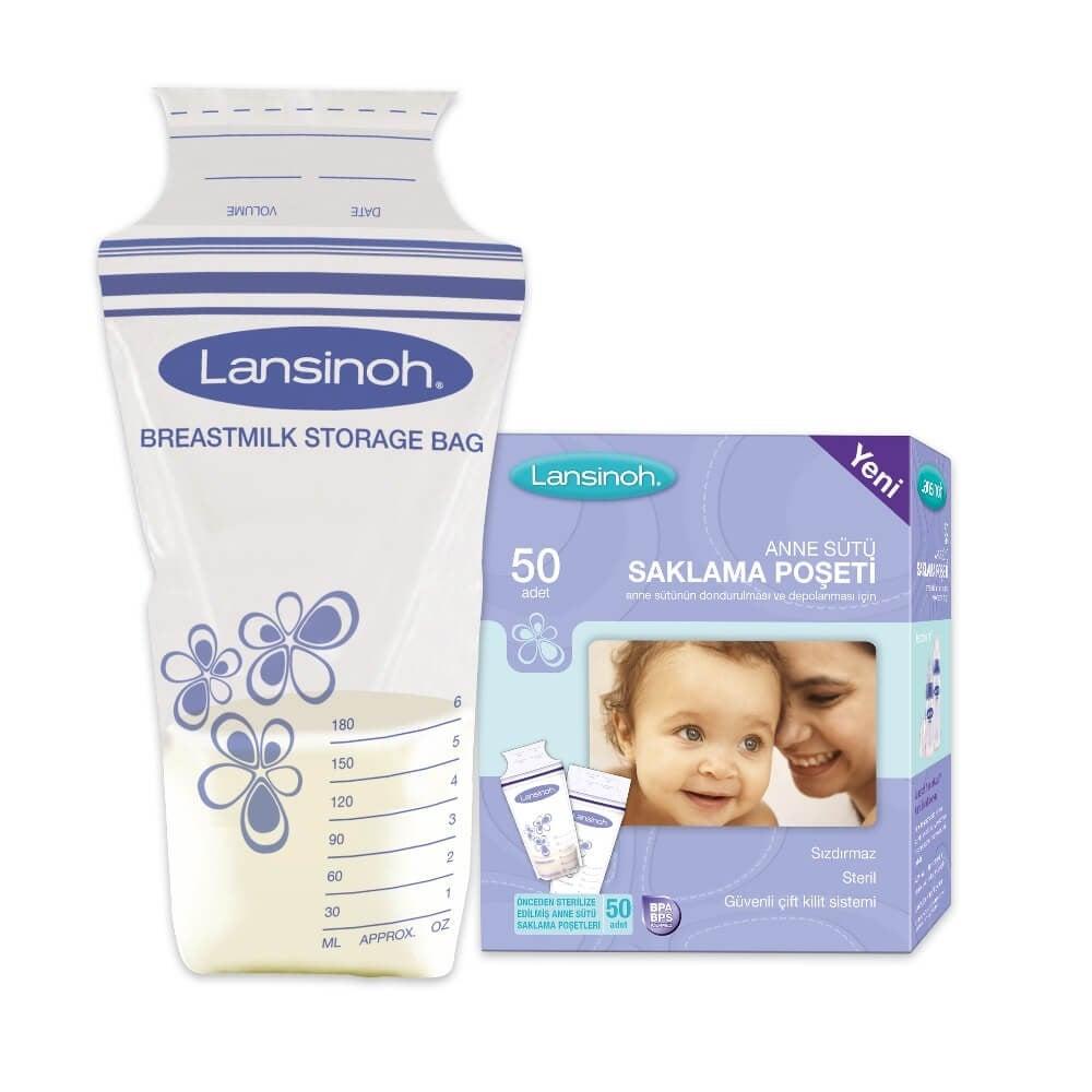 Lansinoh Breast Milk Storage Bags - 50 Count, BPA Free, Leak-Proof &amp; Graduated Design - image 8