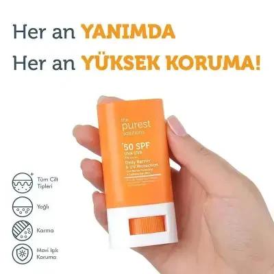 The Purest Solutions SPF50+ Sunscreen Stick: High UVA/UVB & Blue Light Protection - Natural, Portable, & Water Resistant for Sensitive & Oily Skin The Purest Solutions SPF50+ Sunscreen Stick: High UVA/UVB Protection SPF50+ Sunscreen Stick, High Protection Sunscreen, UVA UVB Protection Sunscreen, Blue Light Sunscreen, Water Resistant Sunscreen Stick, Sunscreen for Oily Skin, Natural Sunscreen, Paraben Free Sunscreen, Sunscreen for Sensitive Skin, Portable Sunscreen Stick, sunscreen, sun protection, UVA prote