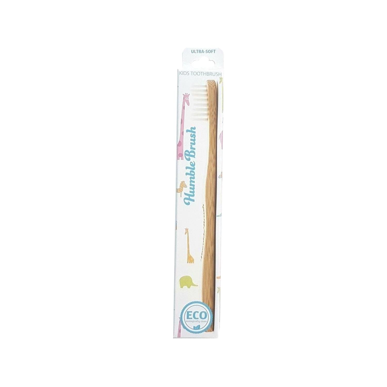 Humble Brush Bamboo Toothbrush for Children - Ultra Soft Bristles, Eco-Friendly, Biodegradable - image 3