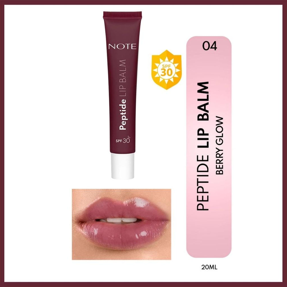 Note Peptide SPF 30 Hydrating Lip Balm 04 Berry Glow