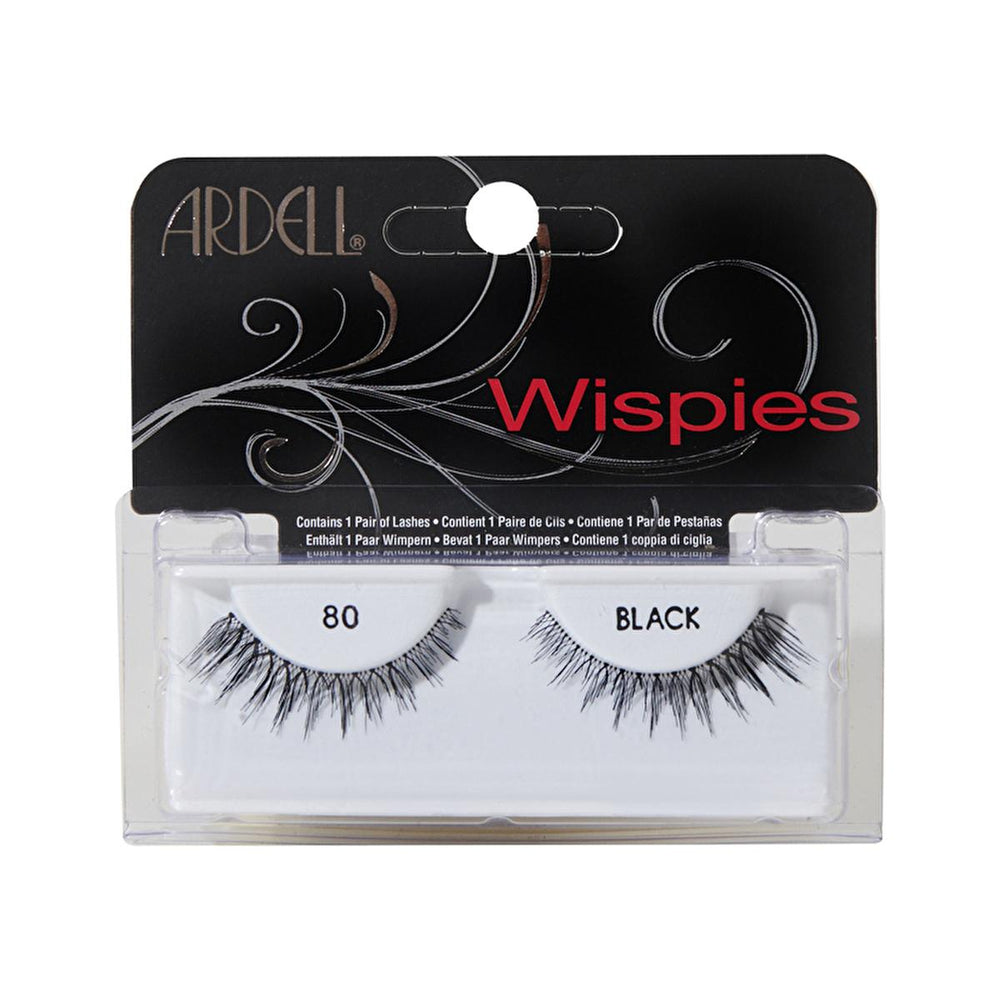 Ardell Natural Look False Eyelashes - Reusable, Black, 80 Lash Count - Easy 3-Step Application - Hair Accessories