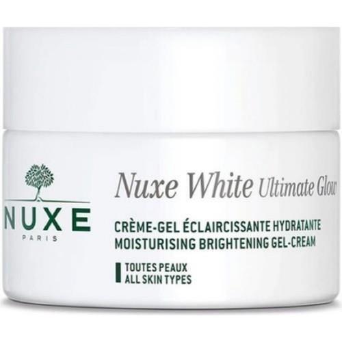 Nuxe White Ultimate Glow Moisturising Brightening Gel Cream 50ml - Vitamin C Skincare for Brighter, Hydrated - Face Cream
