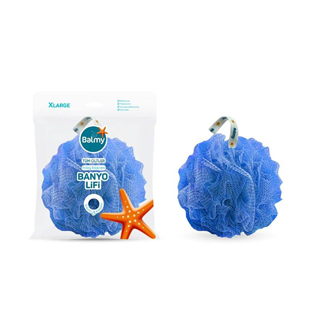 Balmy Banyo - Assorted Colors Loofah Bath Sponge, BPA Free, REACH Compliant - view 5