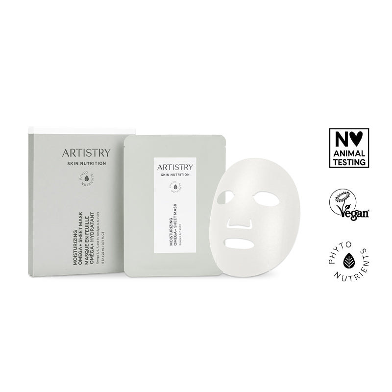 Artistry Skin Nutrition Hydrating Omega+ Sheet Mask - 5 Pack