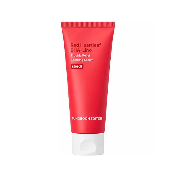 Sungboon Editor Red Heartleaf BHA-Lino Trouble Relief Soothing Cream 50 ml