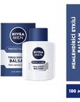 Nivea Men Protect & Care After Shave Balm - Soothing Moisturizing Post-Shave Skincare for Men with Vitamin E - Face Cream