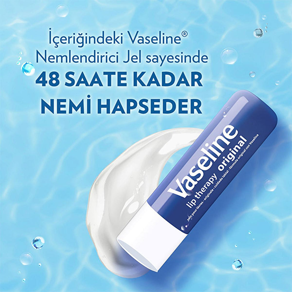 Vaseline Lip Therapy Original Lip Care Balm - 48 Hour Moisturizing Relief for Dry, Chapped Lips - Long Lasting - view 5