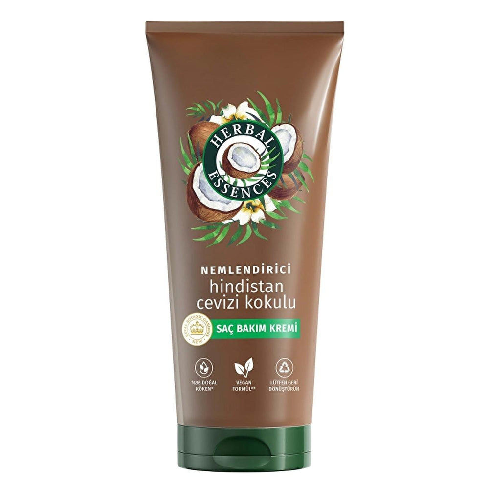 Herbal Essences Moisturizing Coconut Scented Hair Cream - Vegan, Nourishing, and Hydrating for Dry Hair - Conditioner