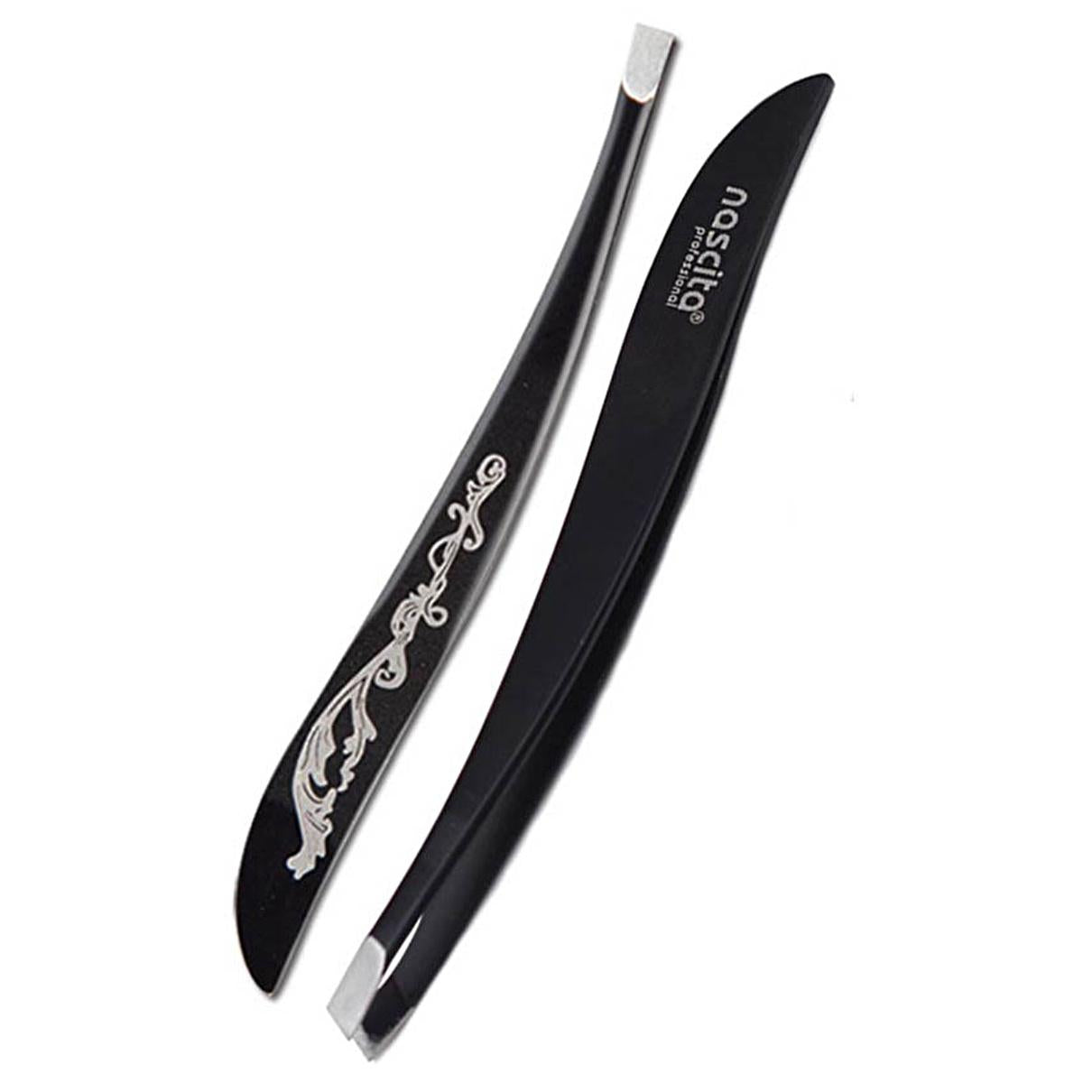 Nascita Stainless Steel Tweezers - Ergonomic Design for Easy Hair Removal Nascita Stainless Steel Tweezers - Precise Hair Removal Tweezers, Stainless Steel Tweezers, Black Tweezers, Hair Removal Tool, Personal Grooming, Grooming Essentials, Beauty Tools, Stainless Steel Products, Ergonomic Design, Durable Tweezers, Precise Hair Removal, Travel Grooming, Eyebrow Shaping