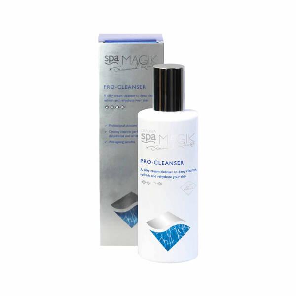 Dead Sea Spa Magik Facial Cleanser - Gentle, Natural Skincare for All Skin Types, Makeup Removal, 8.79 fl oz - Cleanser
