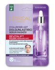 Loreal Paris Revitalift: Hyaluronic Acid Serum Mask - Intense Hydration & Fine Line Reduction - Plumping & Anti-Aging Face Treatment Loreal Hyaluronic Acid Mask: Hydrate & Reduce Fine Lines hyaluronic acid mask, serum mask, anti-aging mask, hydrating face mask, plumping face mask, fine line reduction, Loreal Revitalift, sheet mask for dry skin, skin hydration treatment, facial serum mask, hyaluronic acid, intense hydration, dry skin, dehydrated skin, at-home facial treatment, skin elasticity, skin radiance,