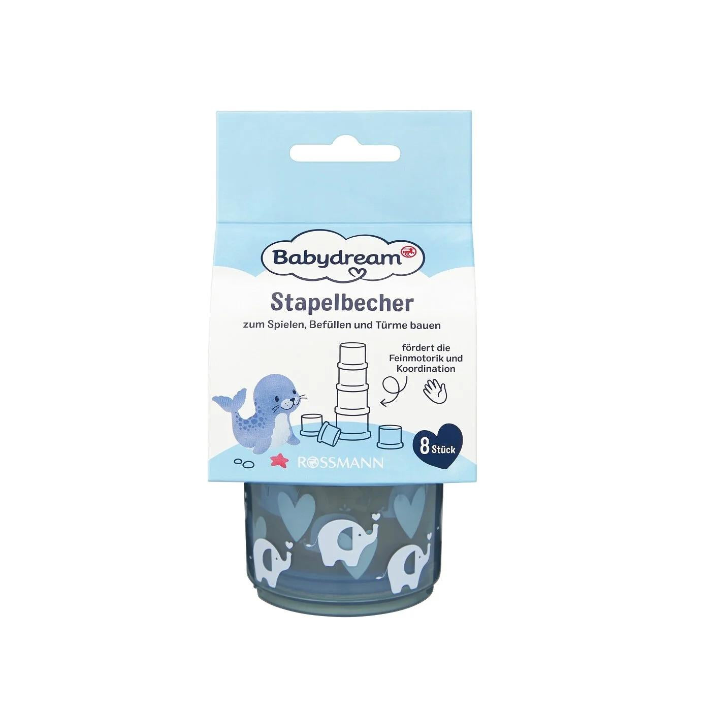 Babydream Stacking Toy Cups for Motor Skills 8-Pack