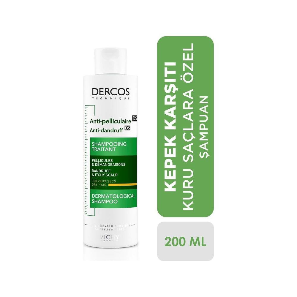 Vichy Dercos Anti-Dandruff Shampoo for Dry Hair - Salicylic Acid, Paraben-Free - Soothes Itching Scalp & Eliminates Flakes - image 11
