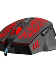 Everest SM-700 Wired Gaming Mouse - Customizable DPI, Optical Sensor, Black - view 3