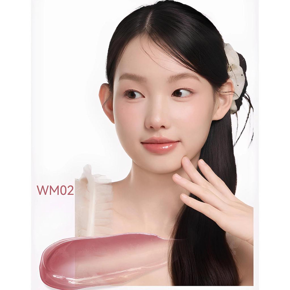 AZTK Light-Glow Long-Wear Luminous Lip Jelly WM02 Pink Camellia