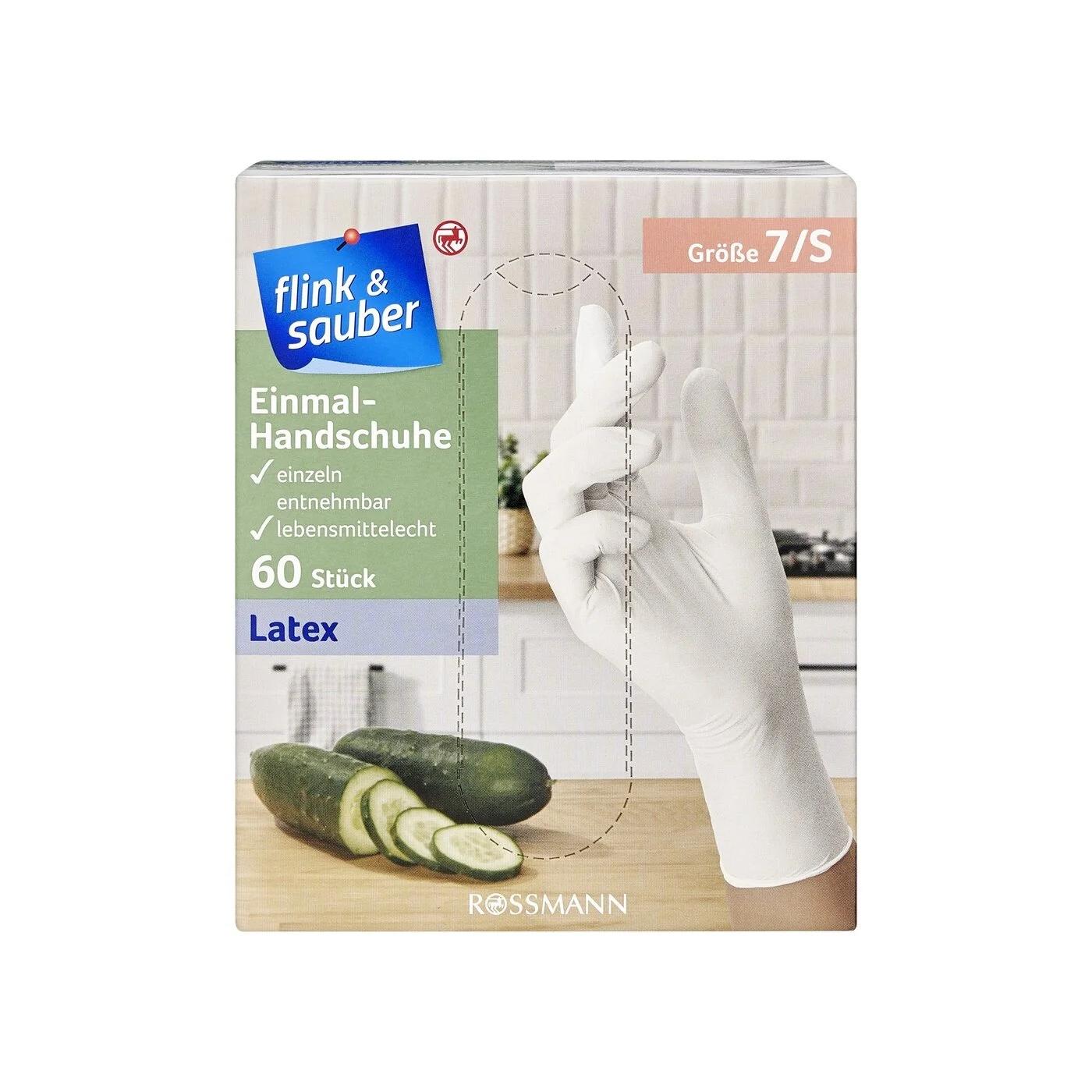 Flink Sauber Disposable Latex-Free Gloves Small 60 Count