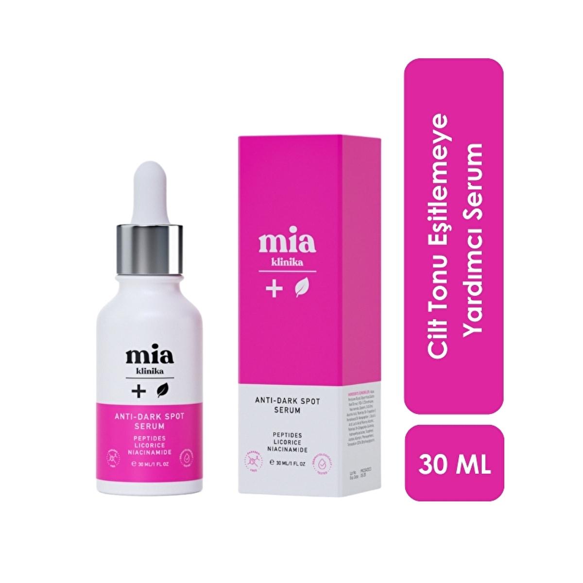 Mia Klinika Anti-Spot Serum for Skin Toning - Brightens, Evens Tone, 30ml Mia Klinika Anti-Spot Serum - Brightens & Evens Skin Tone anti-spot serum, skin toning serum, Vitamin C serum, Licorice Root Extract benefits, Niasinamid skin benefits, hyperpigmentation treatment, dark spot remover, even skin tone, skincare, cosmetics, beauty products, hyperpigmentation solution, brightening serum, skin brightening, glow up, radiant skin
