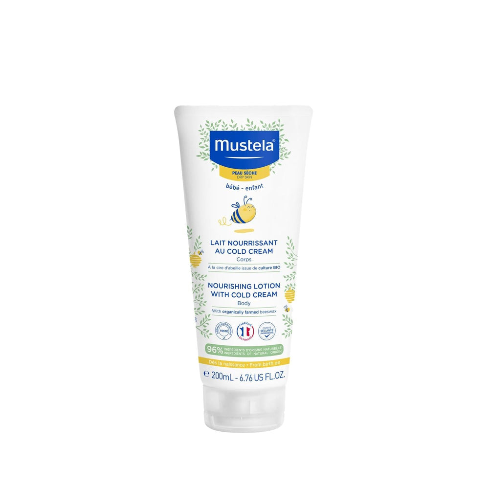 Mustela Nourishing Body Lotion for Newborns - Cold Cream, 96% Natural Ingredients, Dermatologically Tested - 6.76 fl oz - image 8