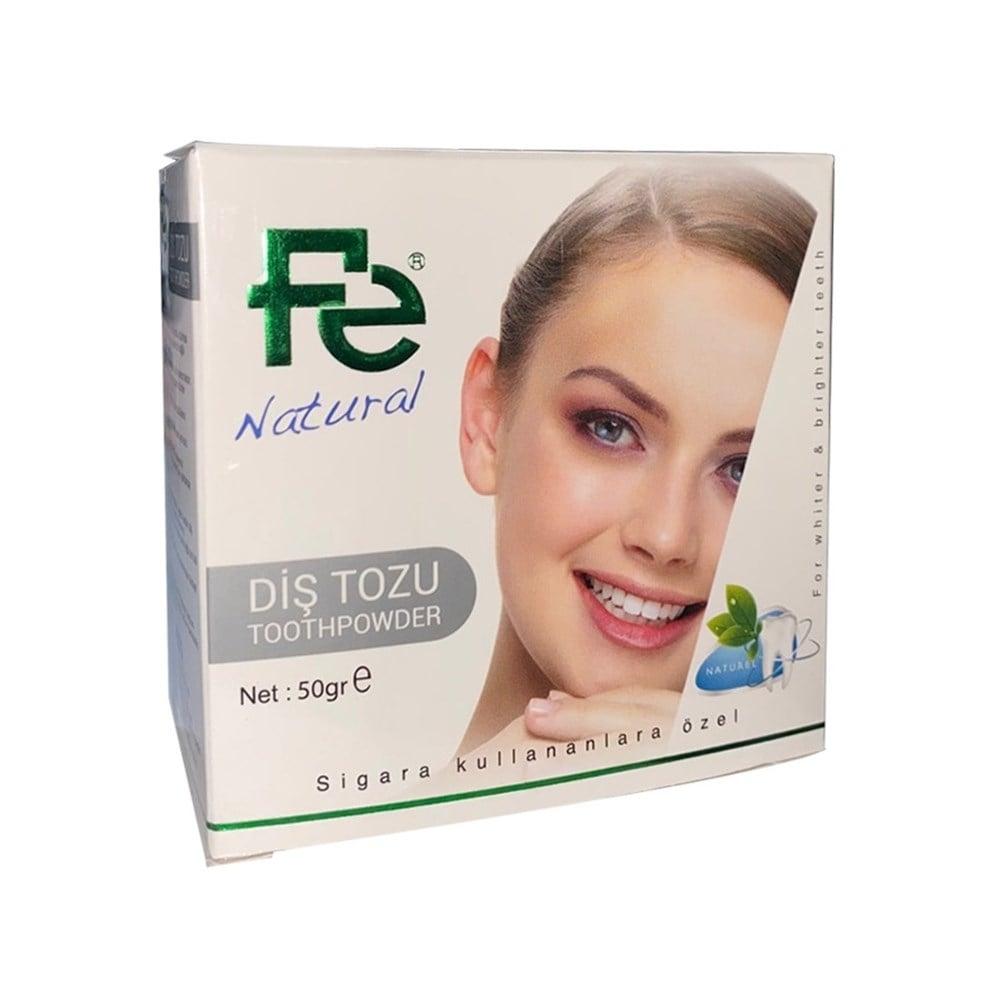 Fe Diş Tozu Natural - Tooth Whitener for Smokers | 50 g - image 2