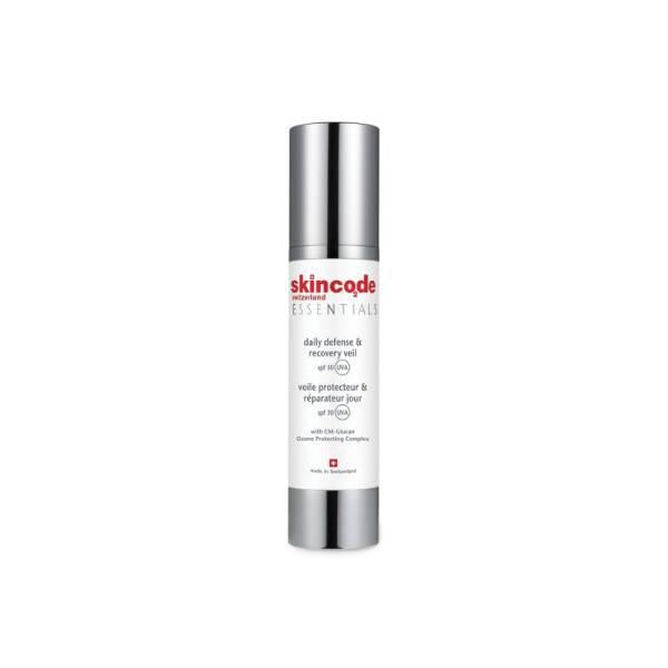 Skincode Daily Defense and Recovery Veil SPF30 Sunscreen Moisturizer with Anti-Aging Benefits - Face Cream