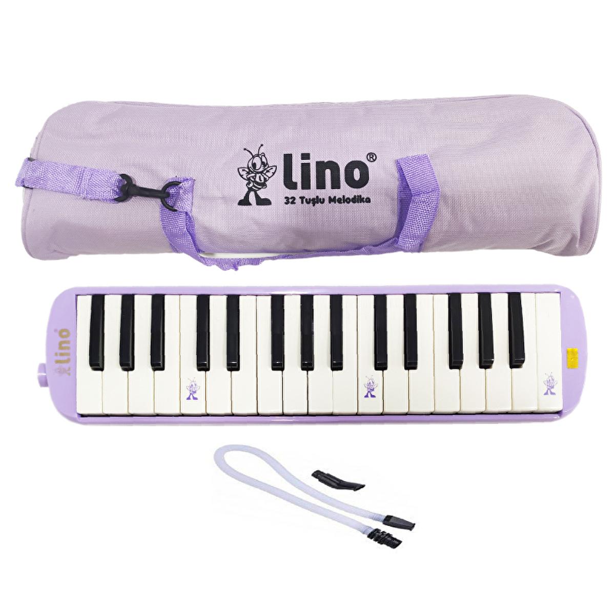 Lino Melodika 32-Key Pastel Purple Musical Instrument with Embossed Notes - Ideal for Music Education and Beginners Lino Melodika 32-Key Melodica for Music Education Melodica, Musical Instrument, 32 Key Melodica, Music Education, Portable Instrument, Pastel Purple Melodica, Music Enthusiasts, Beginners, Educators, Stainless Copper, Embossed Notes, Cloth Bag, Interchangeable Mouthpiece, Musical Expression