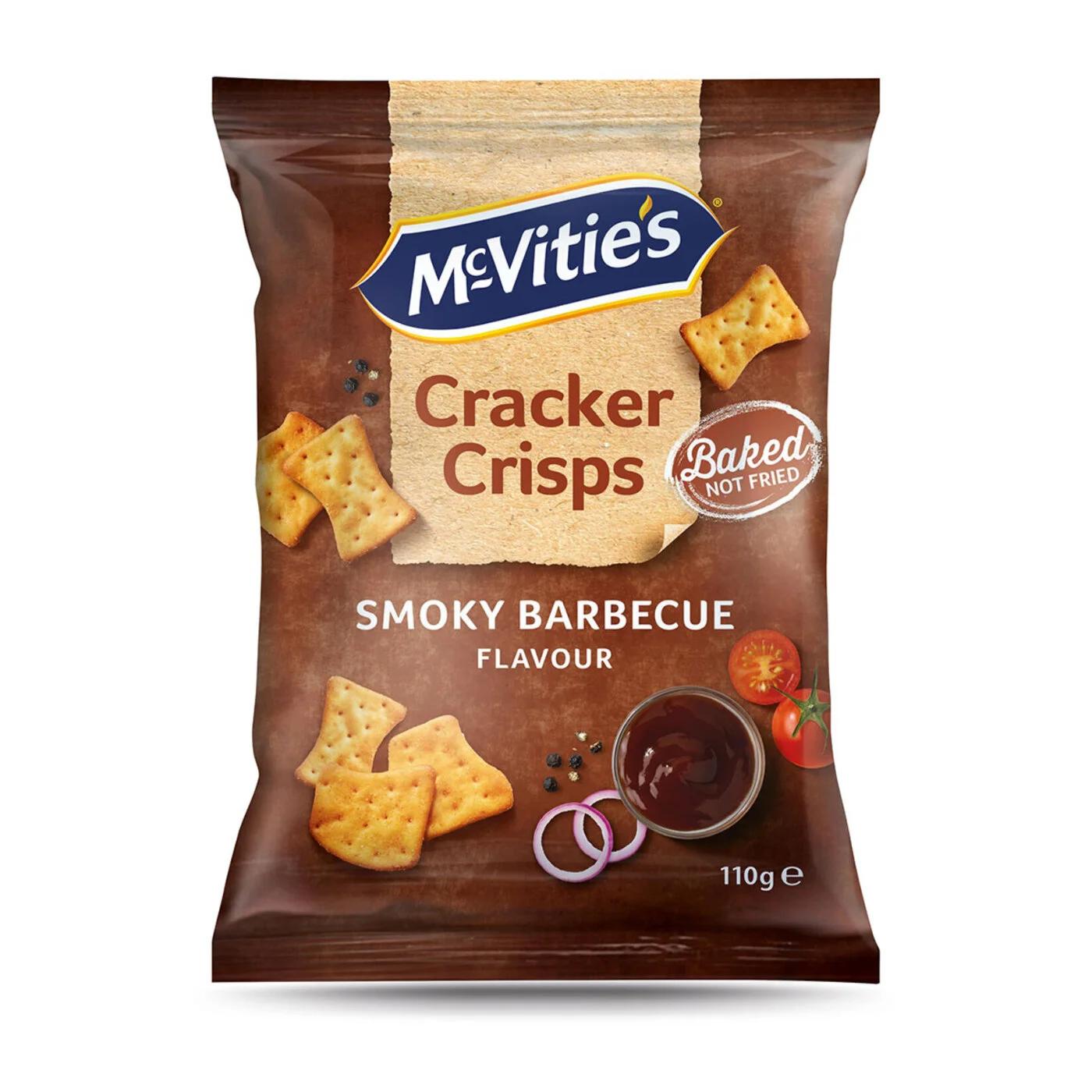 McVities Cracker Crisps Smoky &amp; Barbecue 110g