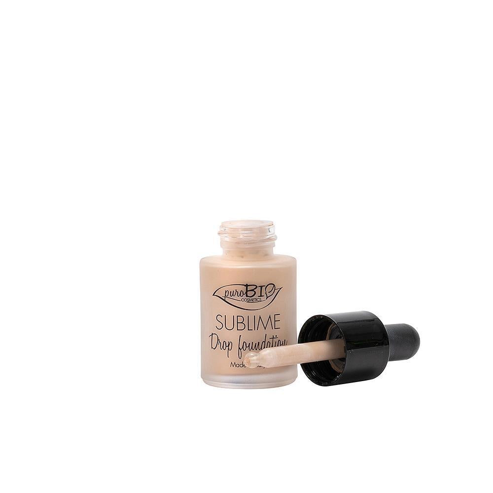 PuroBio Sublime Drop Foundation 02 - Natural Mineral Foundation for Flawless Skin with Antioxidant Benefits PuroBio Mineral Foundation - Antioxidant Rich Makeup mineral foundation, anti-aging makeup, non-comedogenic foundation, natural cosmetics, antioxidant foundation, PuroBio, Sublime Drop Foundation, flawless skin, natural makeup, skincare makeup, acne-friendly, cosmetics for sensitive skin, beauty products for healthy skin