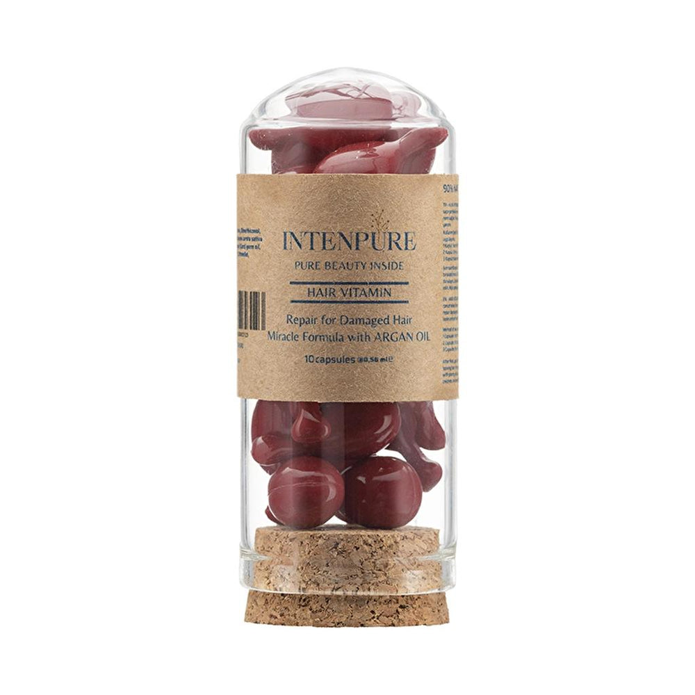 Intenpure Repairing Hair Vitamin Capsules for Damaged Hair 10ct