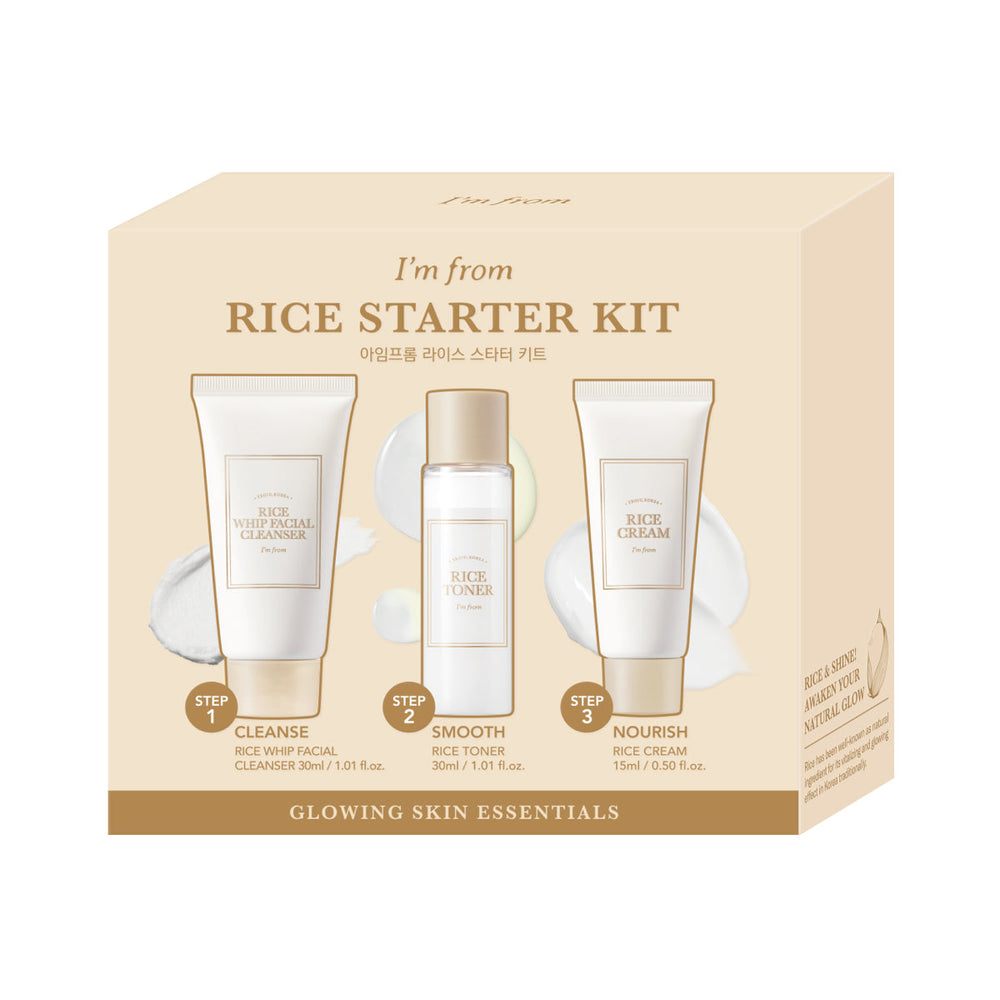 I'M From Rice Starter Kit Brightening & Balancing Trio 3-Piece Set