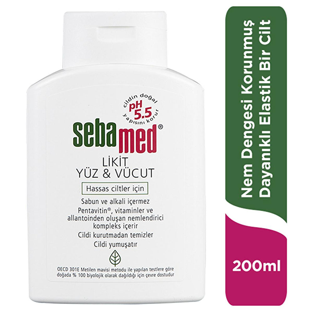 Sebamed Liquid Face and Body Cleanser - Gentle pH 5.5 Skincare for Sensitive Skin, Moisturizing & Vitamin-Enriched - view 5